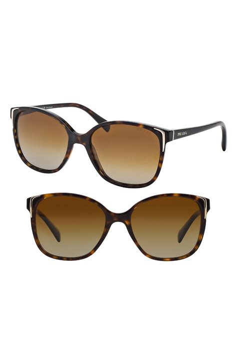 prada 55mm cat-eye sunglasses